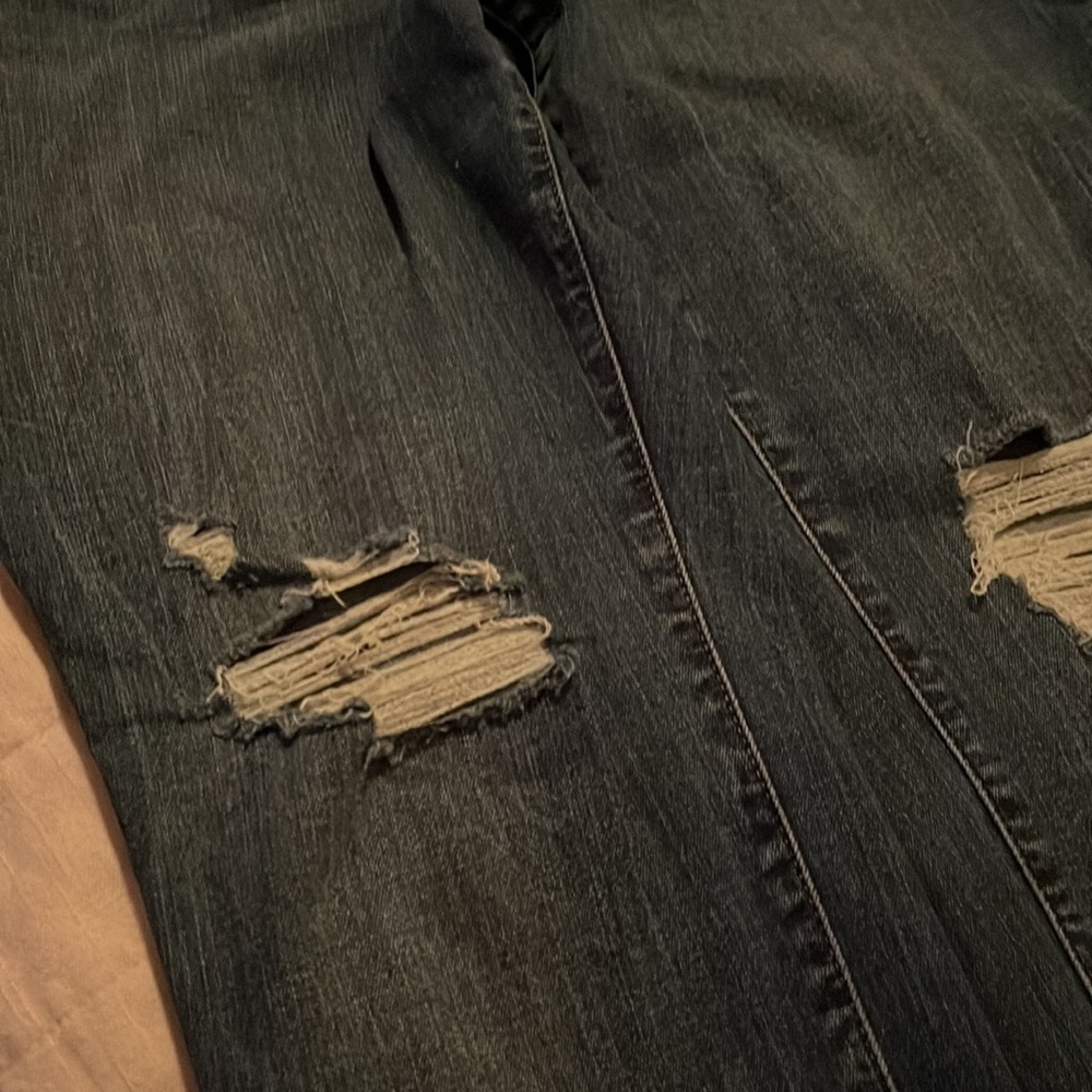 Universal Thread Stretch Denim Shredded Knee Jean… - image 8